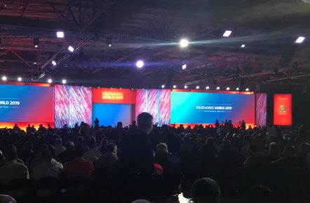 Image of a SOLIDWORKS event planned and produced by the Cramer team