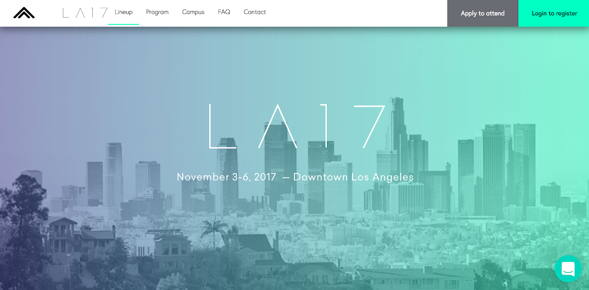 Summit "LA17" banner