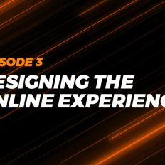 Designing online experience for virtual events